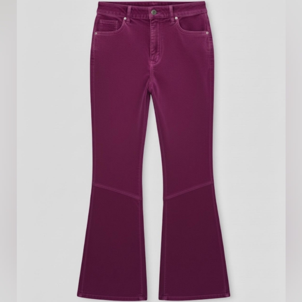 FREE PEOPLE VELVET BOOTCUT PANTS | WAIST 30" | LENGTH 35" | LUXE & SHIMMER.